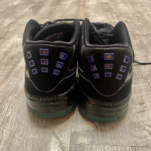 Nike Air Jordan Flight 23 Sneakers Men 10 Blue Lagoon Black Purple 317820-013 - Picture 3 of 7